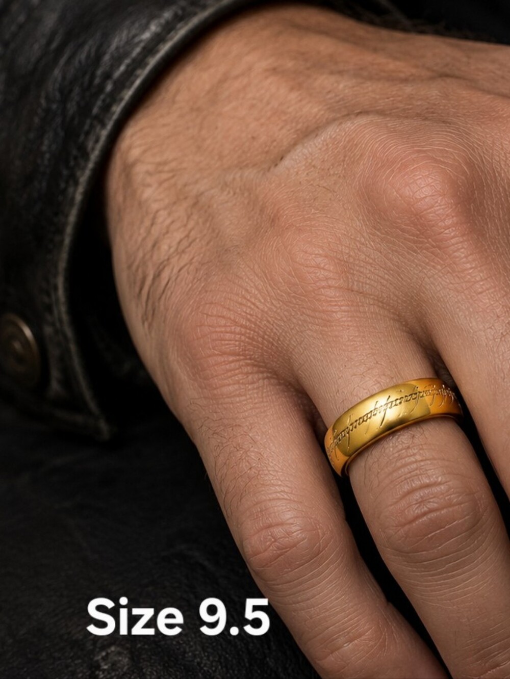 Lord Of The Rings Unisex The One Ring In Gold Stainless Steel